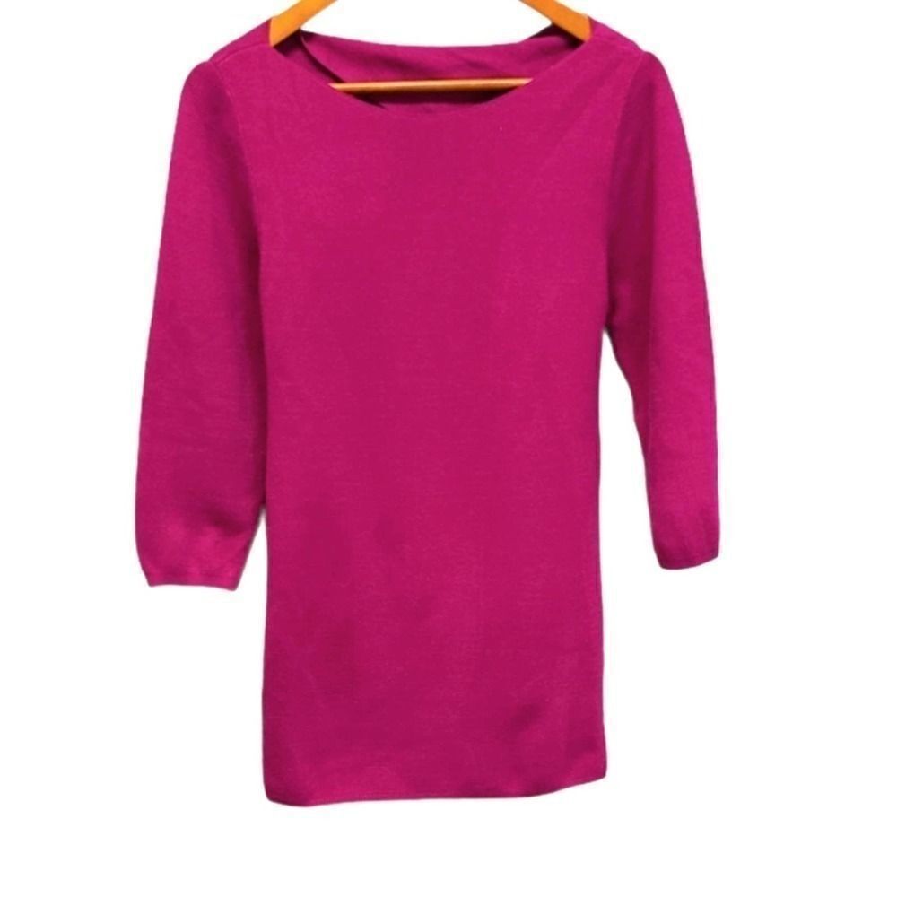 Led Women's‎ Plum 3/4 Sleeve Sweater Size Large